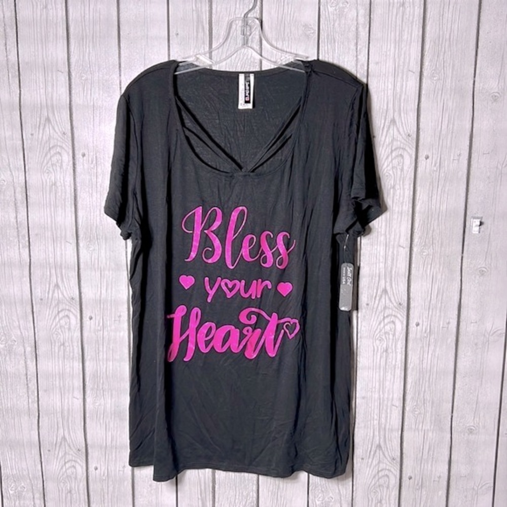 Insta girl “bless your heart” graphic tee size 1x